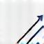 Growth opportunity icon representing an upward trending graph.